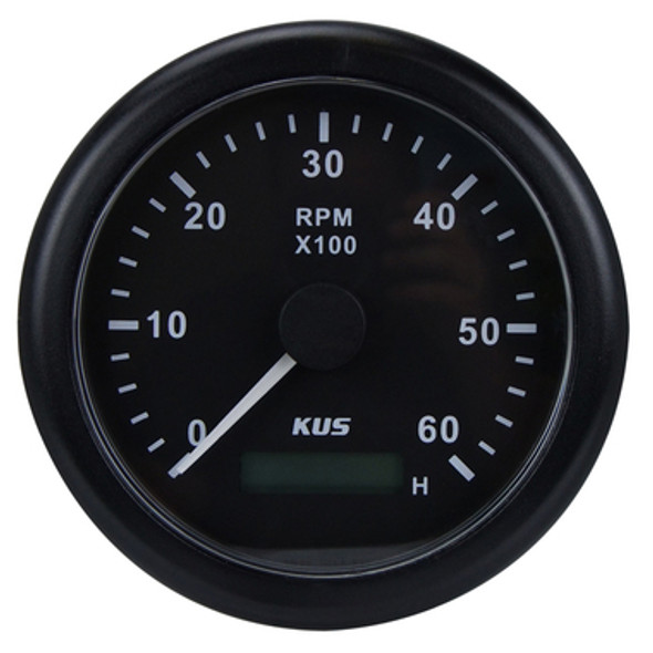 Black Tacho / Hour Meter