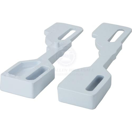 Outboard Transom Wedges Cast Alloy - Pair