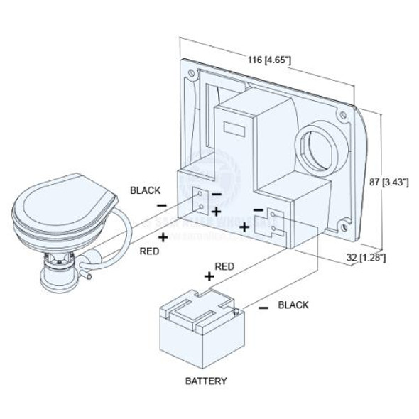 24V Toilet Flush Control