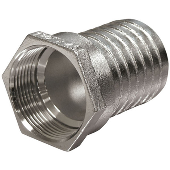 Hose Tail 1-1/4" BSP Female 316 Stainless Steel