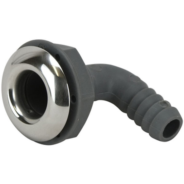 28mm 90 Degree Nylon Stainless Steel Skin Fitting