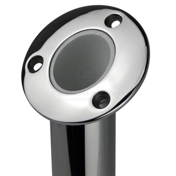 Rod Holder 316G S/Steel Cast Round Top 30° Tube With Drain