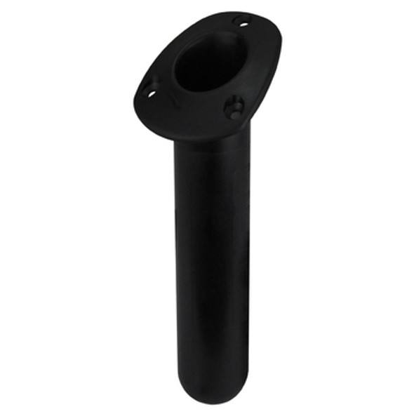 Black Plastic Rod Holder Oval Top