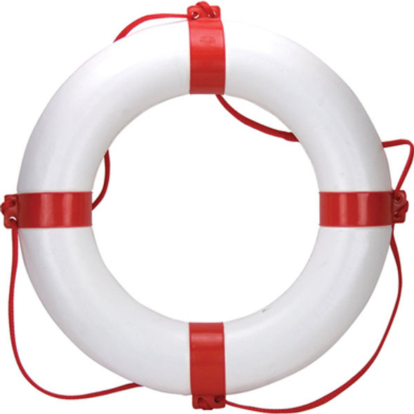 PVC LifeBuoy Red White 650mm