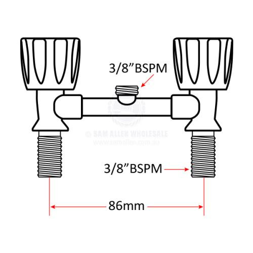 Twin Mixer with Clear Handles