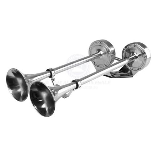 12V Dual Stainless Steel Trumpet