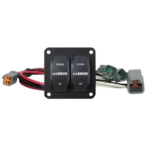 Lenco Trim Tab Switch Kit - Double Rocker