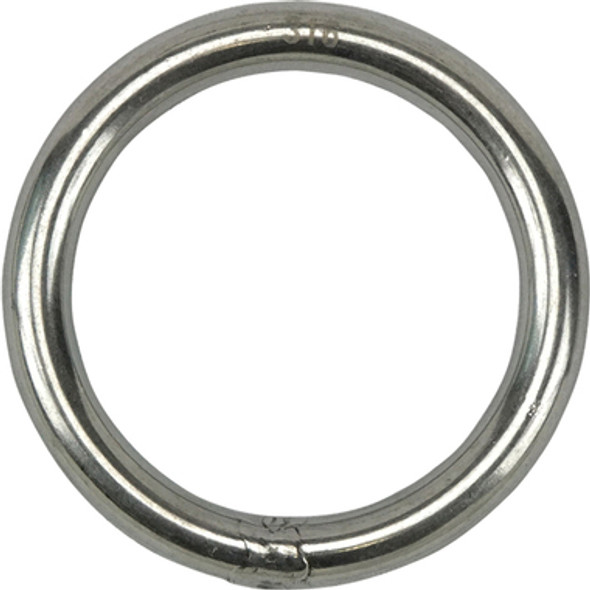 6mm x 50mm Stainless Steel Round Ring