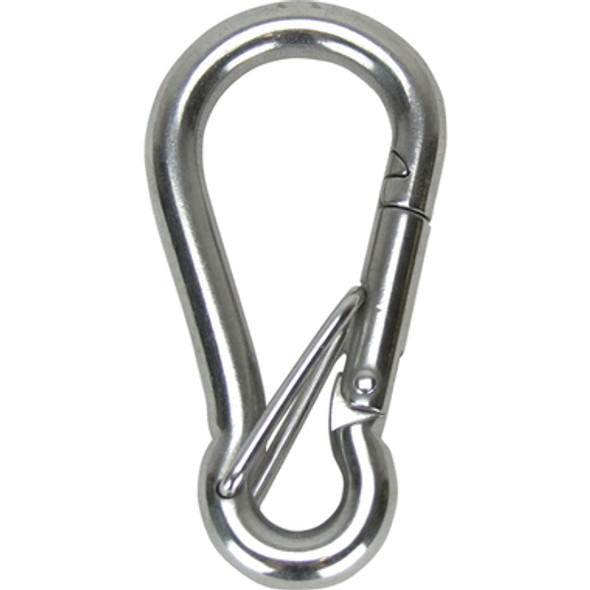 11mm Stainless Steel Spring Hook with Safety Bar