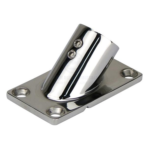 Rail Base 316G S/Steel Rectangular Suit 1 - 25.4mm OD tube