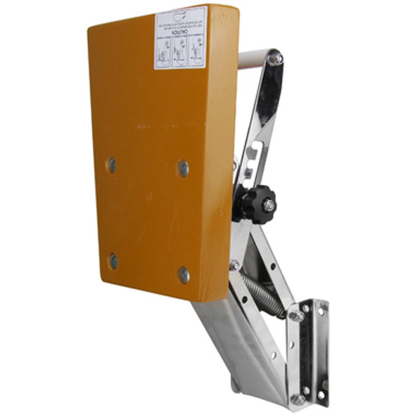 Outboard Motor Bracket Stainless Steel 30kg Max. Stainless Steel with Timber Board