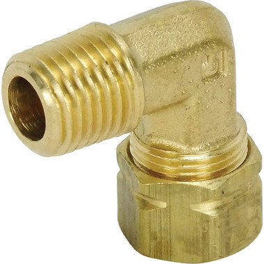 Ultraflex Elbow connector fitting suits helm and 3/8" O.D. tube, includes olive