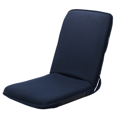 Relaxn Folding Lounge Chair Small Navy Blue