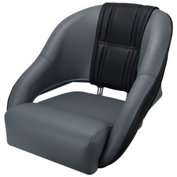 Relaxn Snapper Series Seat Grey/Black Carbon - Alloy Frame