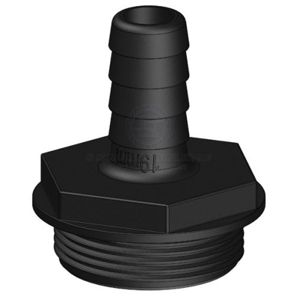 TruDesign Aquavalve Hose Tail - 19mm Tail