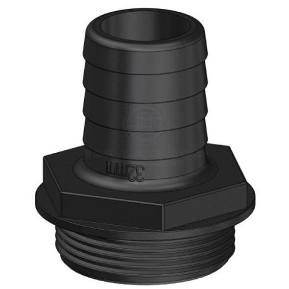 TruDesign Aquavalve Hose Tail - 32mm Tail