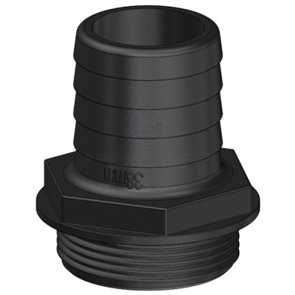 TruDesign Aquavalve Hose Tail - 38mm Tail