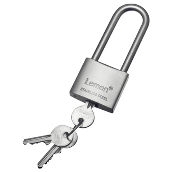 Stainless Steel 50mm Long Shackle Padlock