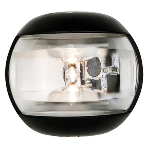 LED Navigation Light White 225 Orsa Blk Housing (Each) - Made In Italy
