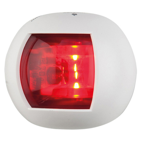 LED Navigation Light Red 112.5 Orsa White Housing (Each) - Made In Italy