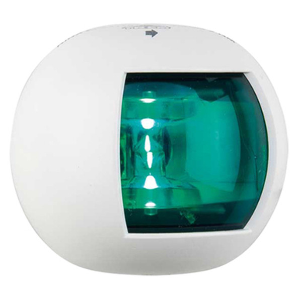 LED Navigation Light Grn 112.5 Orsa White Housing (Each) - Made In Italy