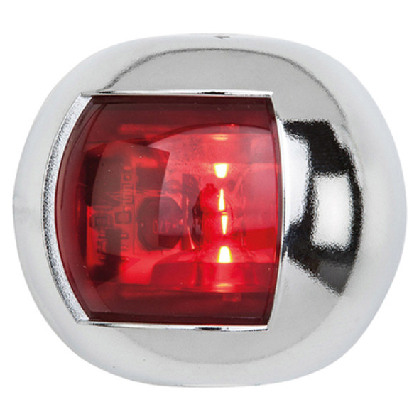 LED Navigation Light Red 112.5 Orsa Chrm Housing (Each) - Made In Italy