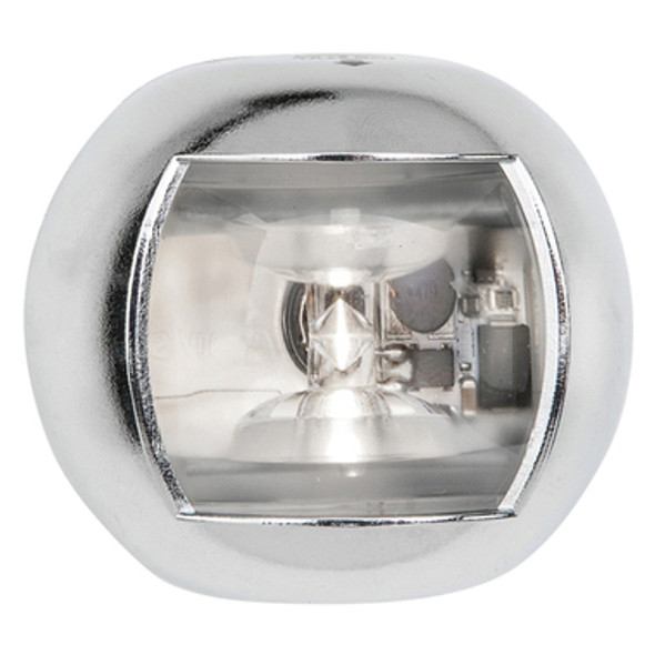 LED Navigation Light Wht 135 Orsa Chrm Housing (Each) - Made In Italy