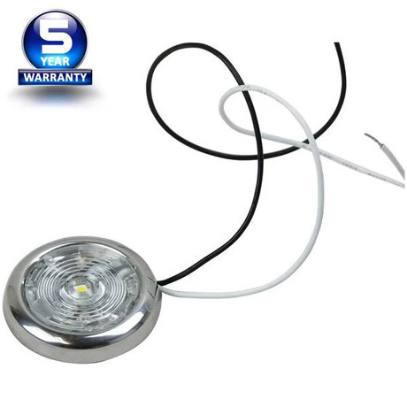 Relaxn LED Low Profile Round Courtesy Light (Sold in Pairs)