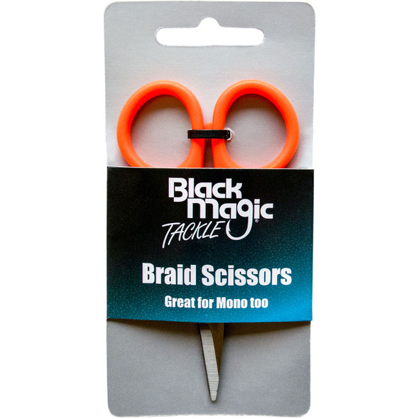 Black Magic Braid Scissors in Orange