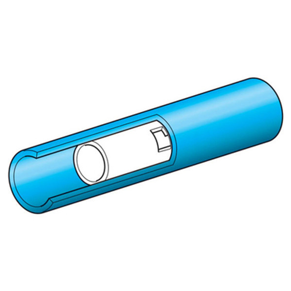 Insul Crimp Cable Conn. 4mm Blue Pack 100 Insul Crimp Cable Conn. 4mm Blue Pack 100