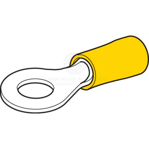 Crimp Connector Eye 6mm - Pack of 10