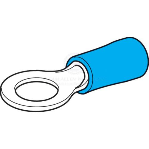 Crimp Connector Eye 6mm - Pack of 100