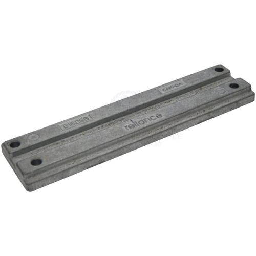Anode Zinc Outboard Mercury Transom Plate 192 x 50 x 11mm