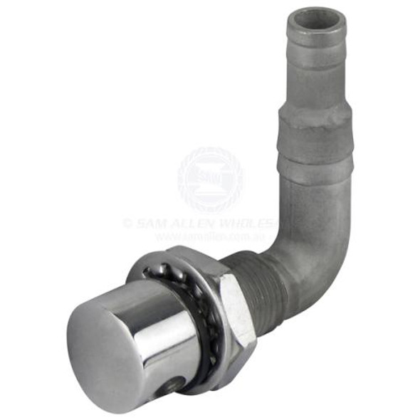 Breather 316G Cast S/Steel 90° Up Stepped 13/16mm