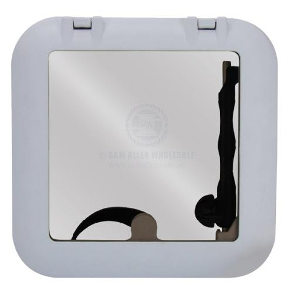 Hatch Deck Jim Black White Plastic Resin Frame 299 x 299mm Hatch Deck Jim Black White Plastic Resin Frame 299 x 299mm