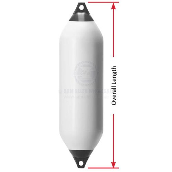 Heavy Duty Fender 300X770 Black / White