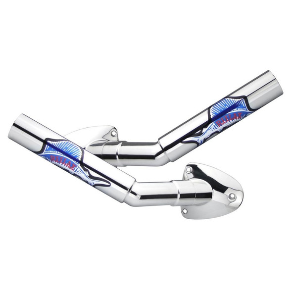 Reelax Side Mount Outrigger Bases Stainless Steel (Pair) 6.1