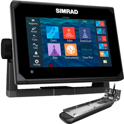SIMRAD GO7 XSR with Active Imaging 3-1 and CMap Discover AU