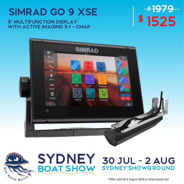 Simrad GO9 XSE with Active Imaging 3-in-1 and C-MAP Discover AUS/NZ