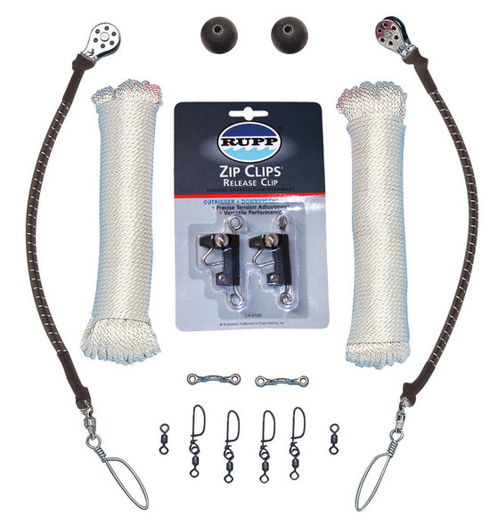 Rupp Outriggers Top Gun Rigging Kit with Zip Clips
