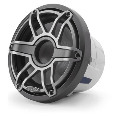 JL Audio M6 Marine Subwoofer 10" With Gunmetal Trim Ring, Titanium Sport Grille - M6-10IB