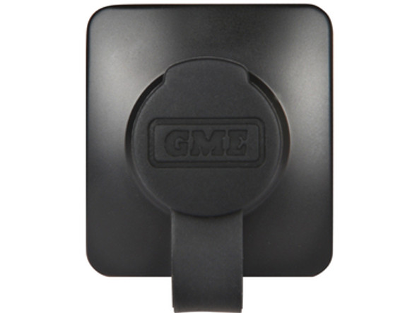 GME MK012B Flush Mount Microphone socket - Suit GX400 / GX700 - Black