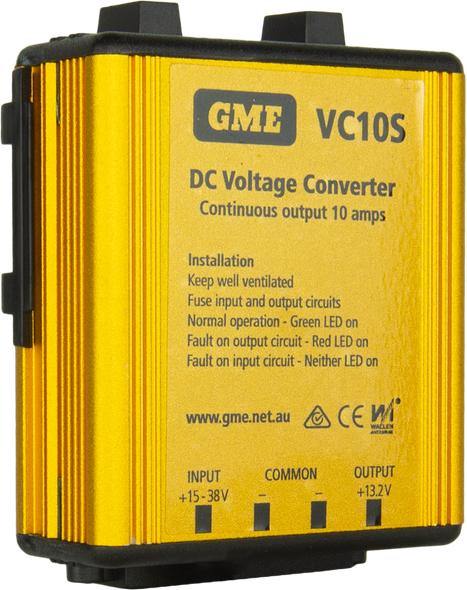 GME VC10S 10 AMP Switch Mode DC Voltage Converter GME VC10S 10 AMP Switch Mode DC Voltage Converter