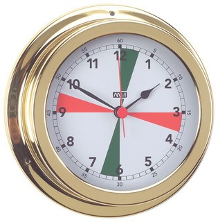 ANVI Brass Clock - Radio Room - 120mm