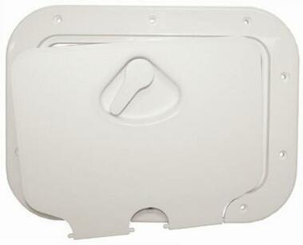 Hinged Storage Hatch with Removable Lid - 376 x 277