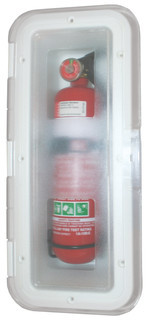 Fire Extinguisher Boxes - Deluxe - With Transparent Hinged Door
