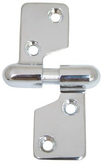 Separating Hinge - Chrome