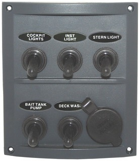 Splashproof Panel - With Cig Socket