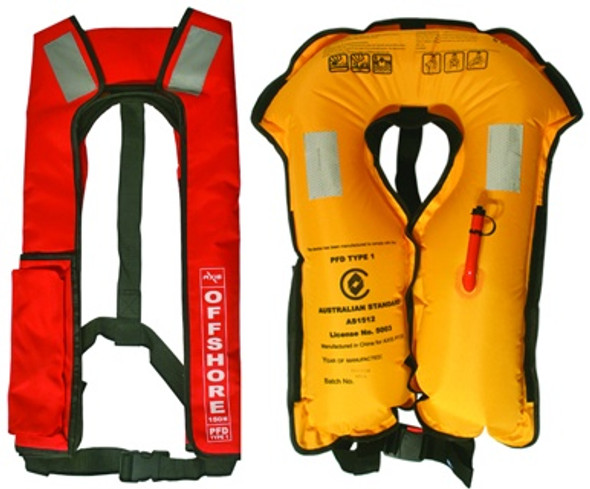 Inflatable - Approved Offshore 150 Life Jacket - Manual Inflation