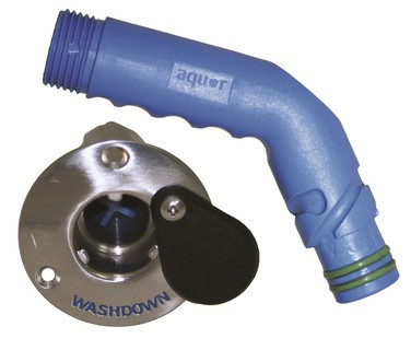 Deckwash Quick Connect Kit Stainless Steel